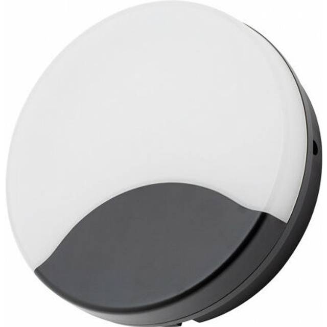 (Round) Litecraft Alford Wall Light LED Bulkhead - Black