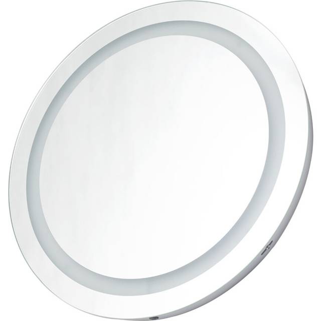 Litecraft Tay Mirror Wall Light Bathroom Circular LED Fitting - Chrome