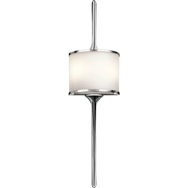 Twin Wall Light Sconce Polished Chrome LED G9 3.5W Bulb