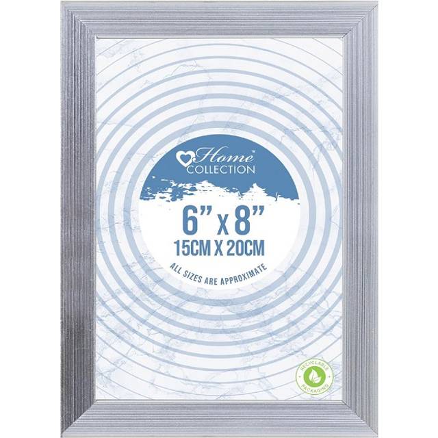 "(8"" x 6"") Silver Modern Photo Picture Frame 6x4 5x7 8x6 10x8 A4 Certificate Hanging & FS"