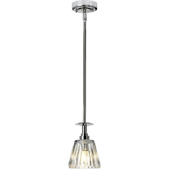 IP 44 Pendant Light Fitting Polished Chrome LED G9 3.5W