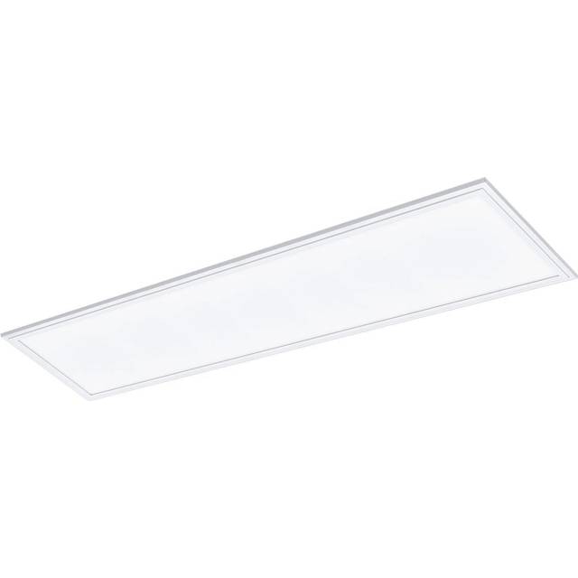 Flush Ceiling Panel Light White Rectangle Tile 40W Built in LED 4000K