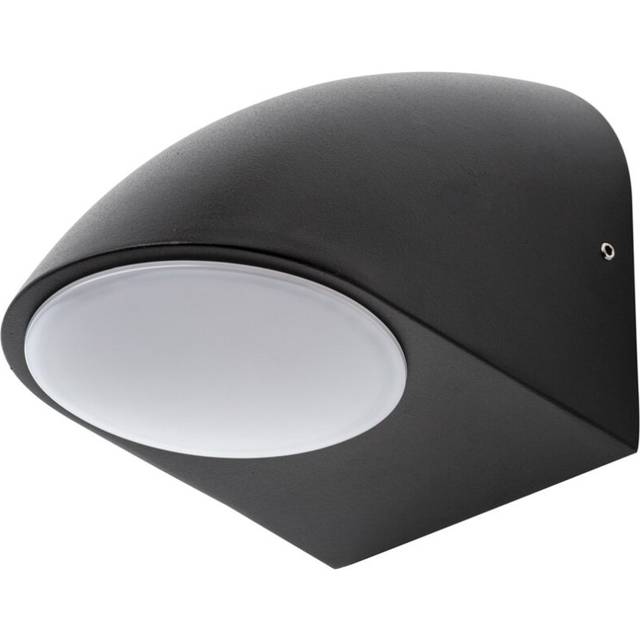 Litecraft Neve Wall Light Outdoor IP54 Rated Garden Fitting - Black