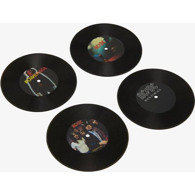 Aquarius Ent AC/DC Record Coasters