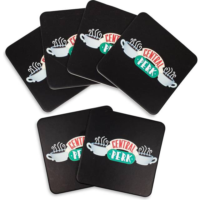 Friends Central Perk Coffee Shop Logo Paper Coasters For Drinks Absorbent  Set of 6 | Tabletop Protection For Home Kitchen  Dining Table | Coffee Tabl