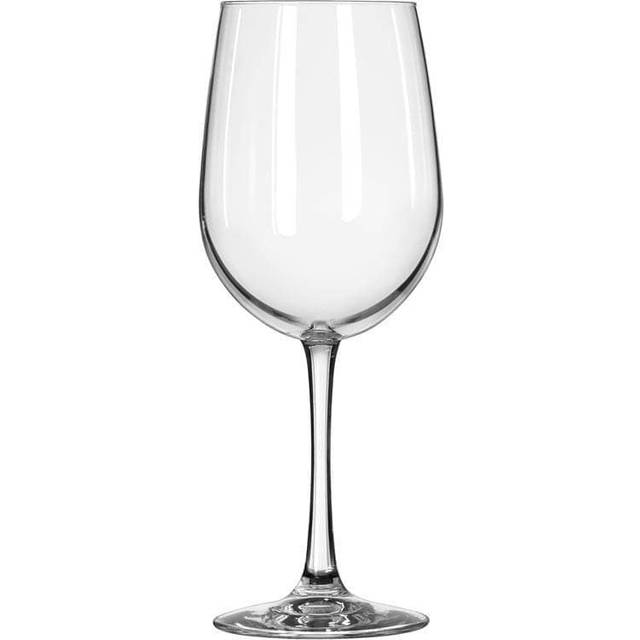 Libbey Vina Tall Wine Glasses Set  All Purpose Red and White Wine Glasses Set of 12  Professional Grade Glass Wine Glasses for Gatherings  Events