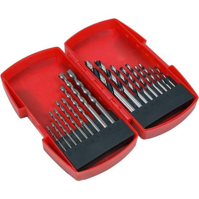 AK3718MW Wood/Masonry Drill Bit Set 18pc - Sealey