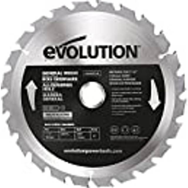 Evolution Power Tools - Evolution 185mm Wood Cutting 24 Tooth Tungsten Carbide Tipped Blade