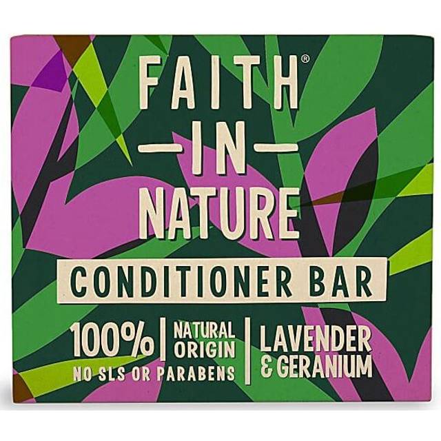 Faith in Nature Lavender &amp; Geranium Conditioner Bar - 85g