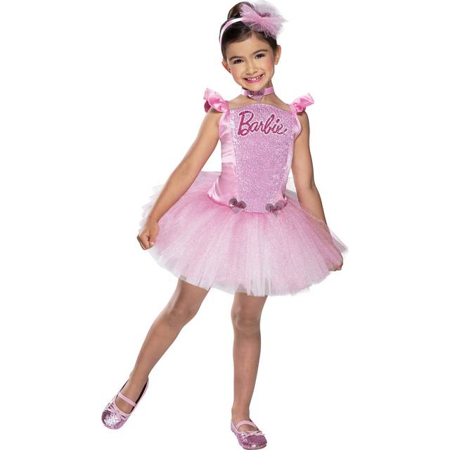 BAR- BARBIE BALLERINA COSTUME L - Pink - 7-8yrs