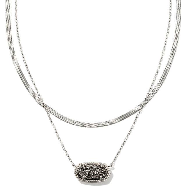Kendra Scott Elisa Herringbone Multi Strand Necklace