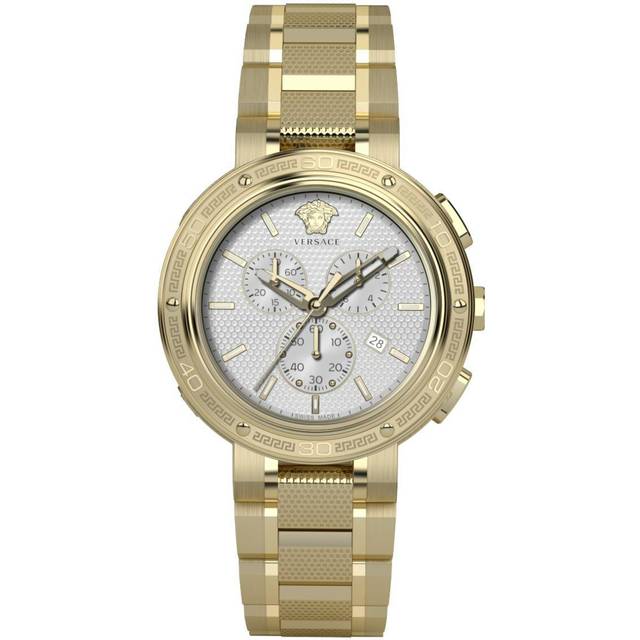 Versace, Accessoarer, Dam, ONE Size, Stiligt damkronografur - yellow (ONE SIZE)