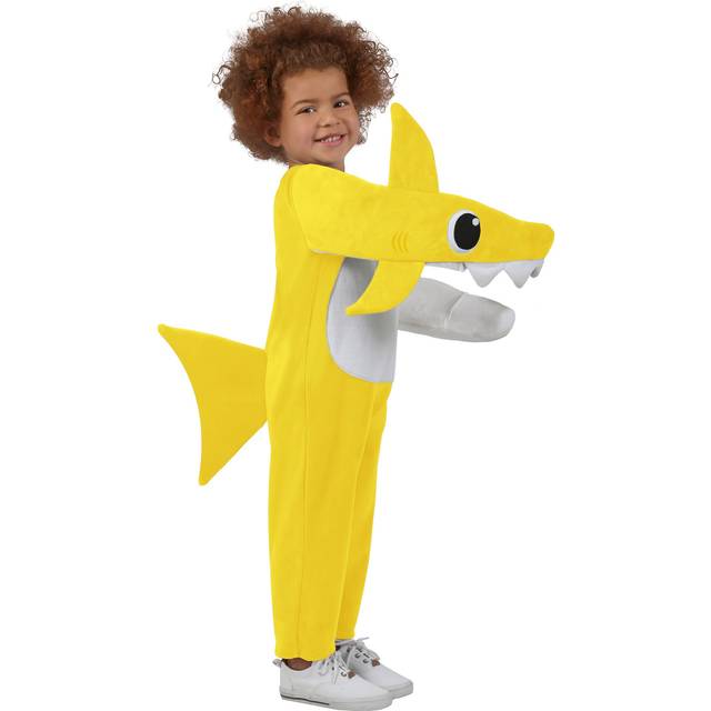 Baby Shark Costume | Kids Baby Shark Costumes - White&#47;Yellow (XS)