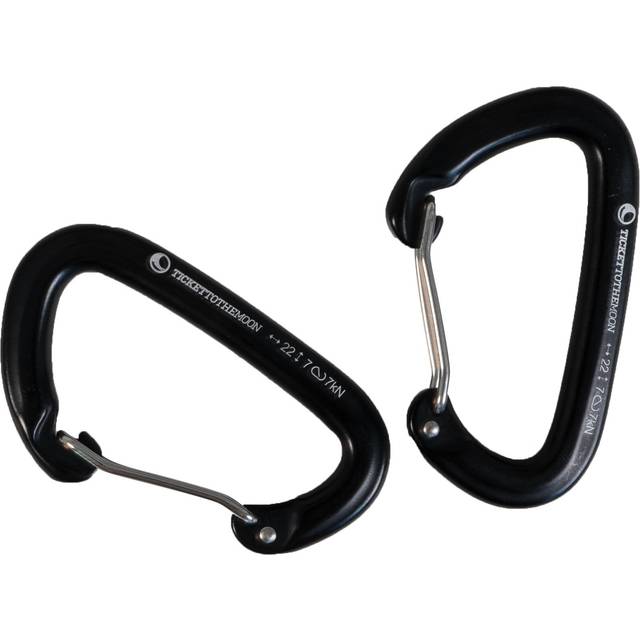 Carabiner | Set of 2 - 22kN / Black