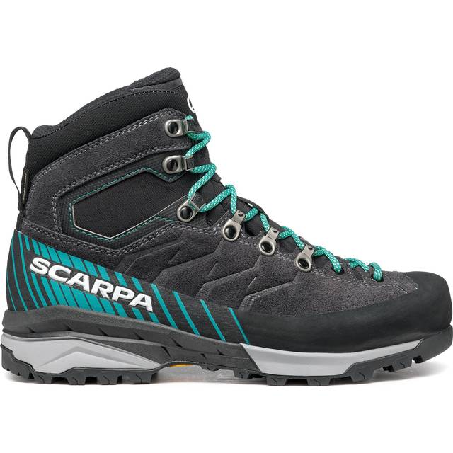 Scarpa Mescalito Trek GTX Wmn - Vandringskängor - Dam Dark Anthracite / Tropical Green 38