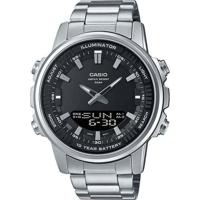 Casio Enticer World Time Telememo Analog Digital AMW-880D-1A AMW880D-1 Men's Watch