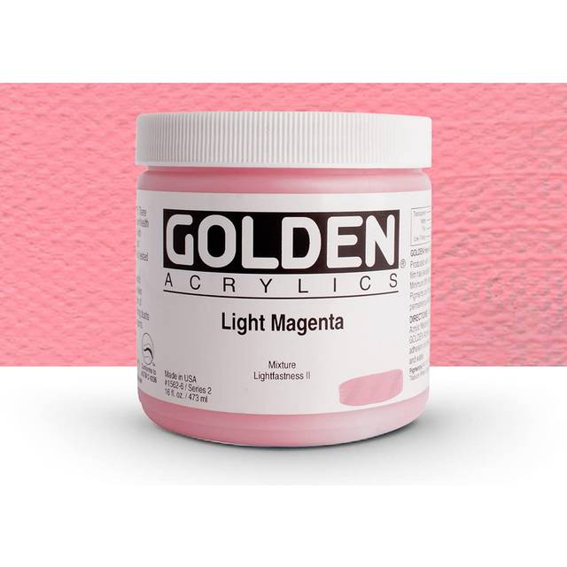 Golden : Heavy Body Acrylic Paint : 473ml : Light Magenta