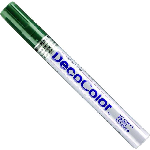 Uchida Marvy Deco Color Broad Point Paint Marker Art Supplies  Pine Gr