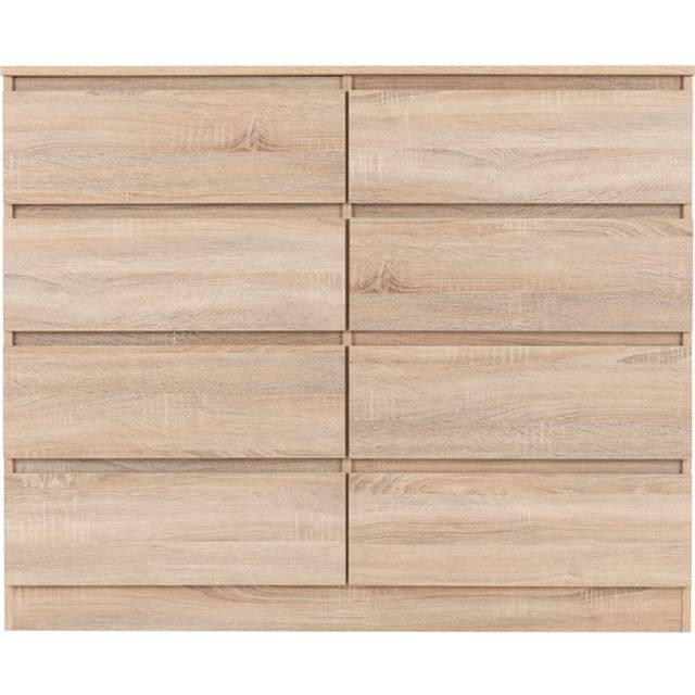 Malvern Sonoma Oak 8 Drawer Chest