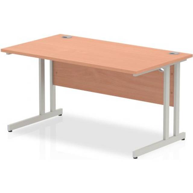 Impulse Circle Table 1200 White Box Frame Leg Silver - BF00197