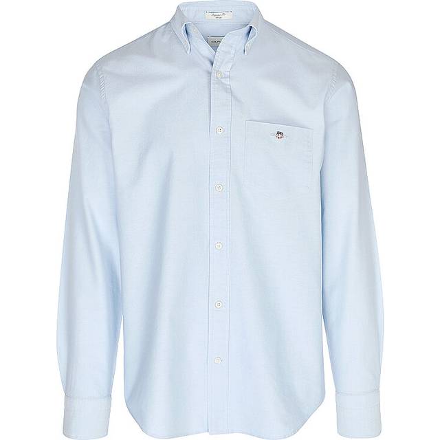 GANT Reg Oxford skjorta för män, ljusblå, XL