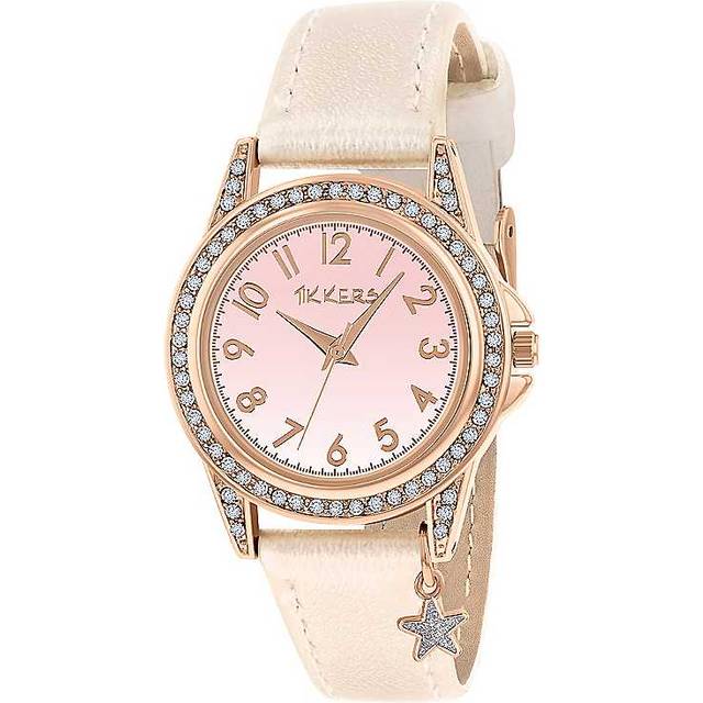 Tikkers Girl's Analog Quartz Watch with Polyurethane Strap TK0203