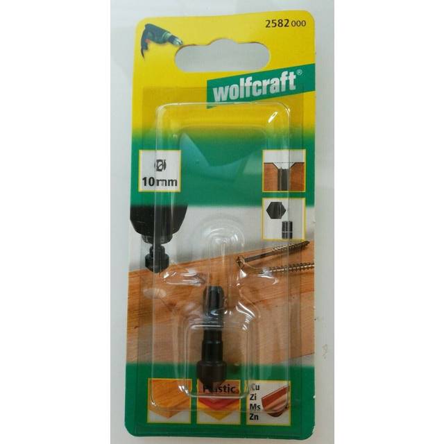 wolfcraft Försänkare verktygsstål, sexkantsskaft I 2582000