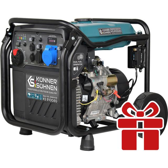 KÃ¶nner&SÃ¶hnen KS 8100iEG portable LPG/petrol inverter generator Max 8000W