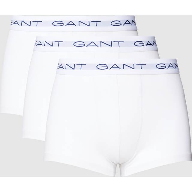 GANT Herr Trunk 3-pack, Vit, 3XL