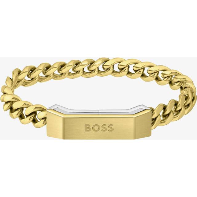 Boss Jewellery  Men&apos;s Gold Plated Carter Bracelet