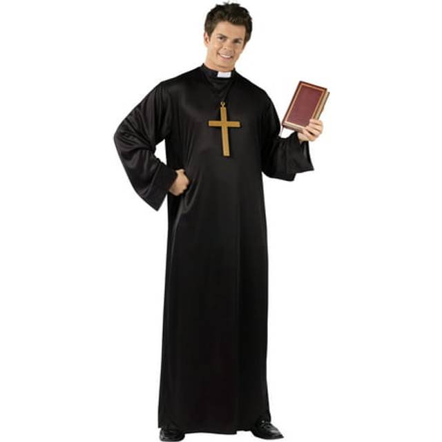 Traditional Priest Men's Costume - Black (M)