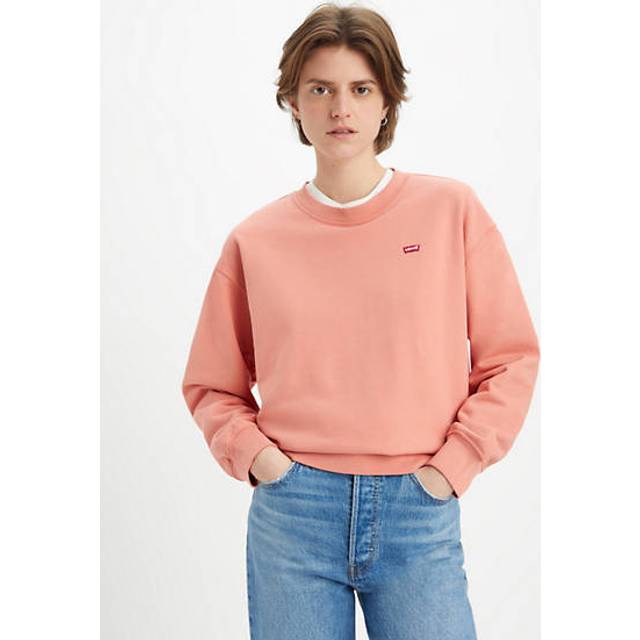Levi's Standard Crew Neutrals - Terra Cotta, Orange, Size Xxs, Women - XXS