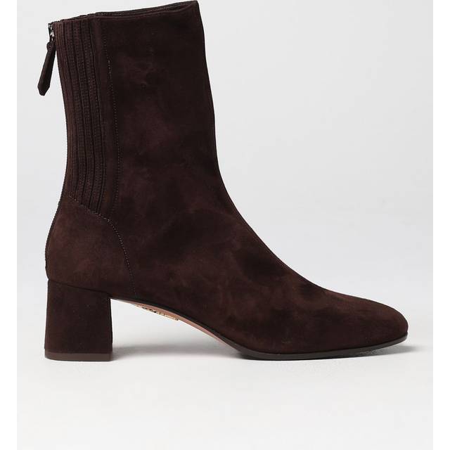 Aquazzura Saint Honore suede ankle boots - brown (UK 2.5)