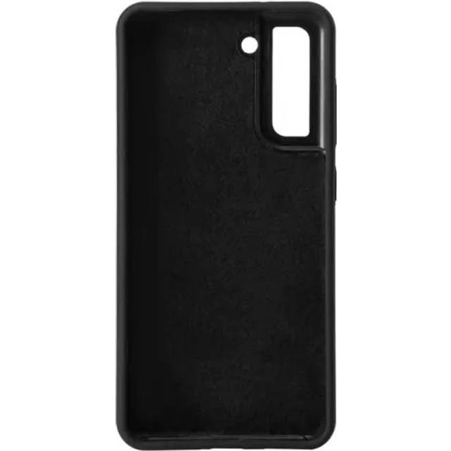 eSTUFF Samsung Galaxy S21 Fe 5G Silikonfodral Svart Silk, W126693280 (Silikon Case Black Silk Touch 4 Sides Covered)