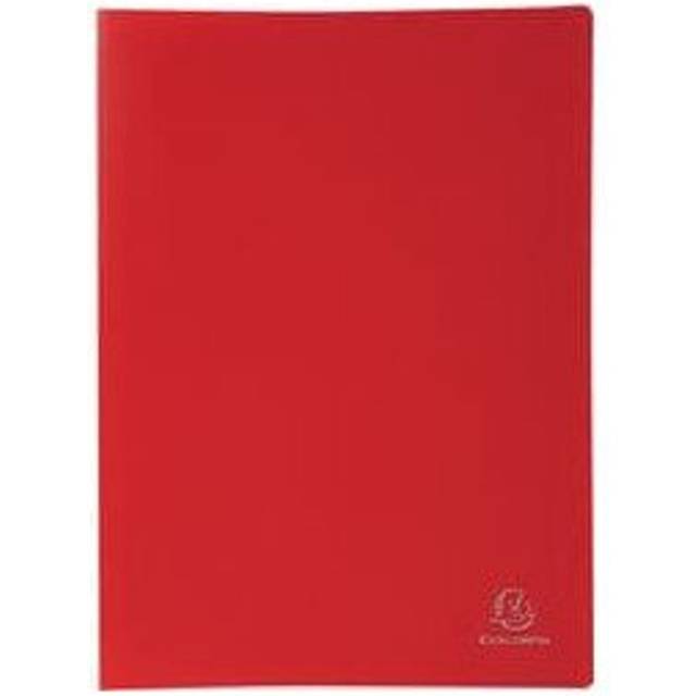 Exacompta A4 Display Book 100 Pockets Pack of 8, red