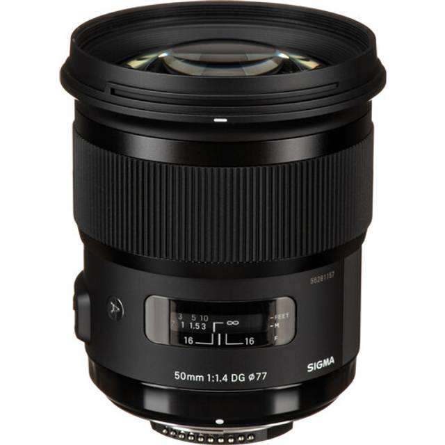 Sigma 50 mm F1,4 DG HSM konstobjektiv för Nikon F bajonett
