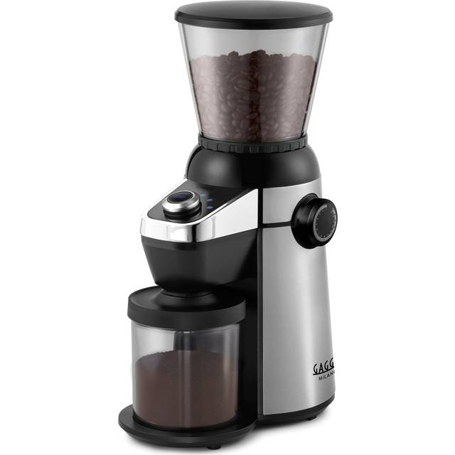 Gaggia RI8123/01 Kaffekvarn, Silver, Svart, 23 x 15 x 35 cm