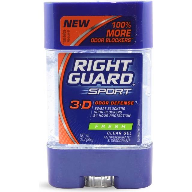 Right Guard Sport Clear Gel Antiperspirant  Fresh  3 Ounce (Pack of 6)