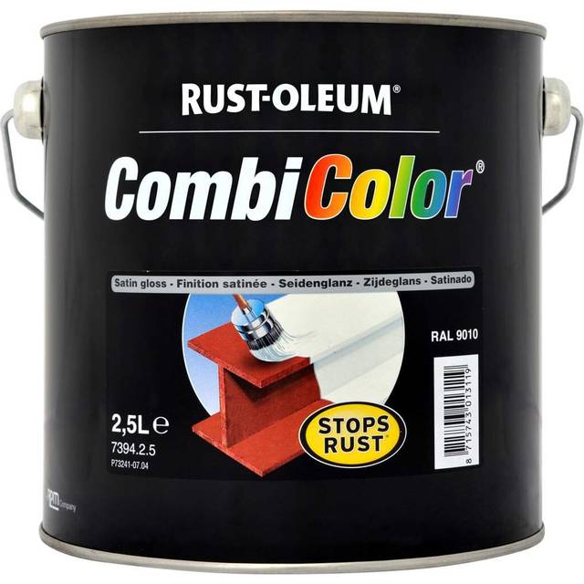 Rust-Oleum CombiColor 7394 Original Satin - RAL 9010 Pure White - 2.5 Litres