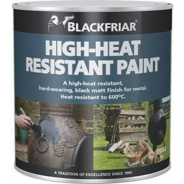 Blackfriar High-Heat Resistant Paint - Black - 2.5 Litres
