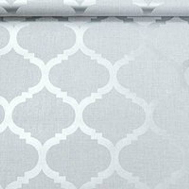 Light Grey Wallpaper Trellis Geometric Metallic Silver Feature Wall Linen Effect