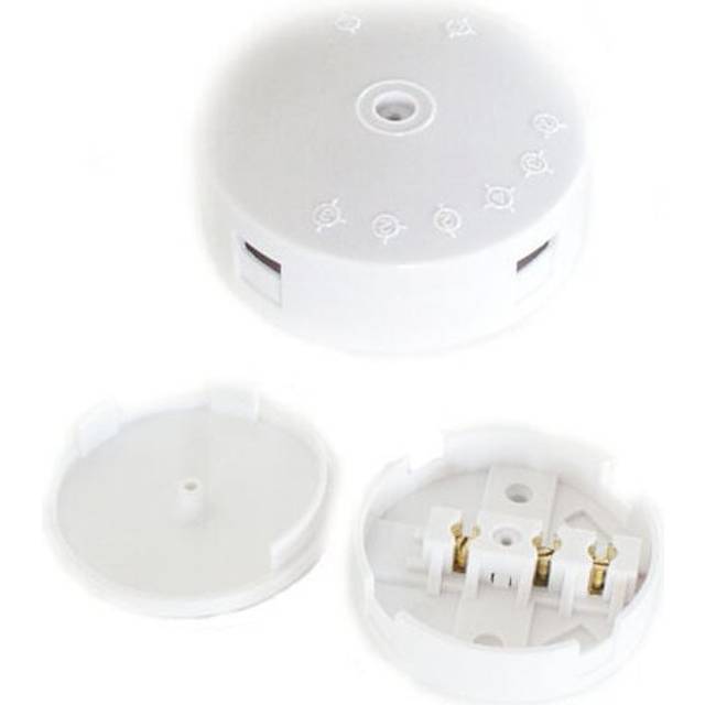 5x 30A 3 Way White Junction Box Mains Power Cable Join Terminal Block Connector