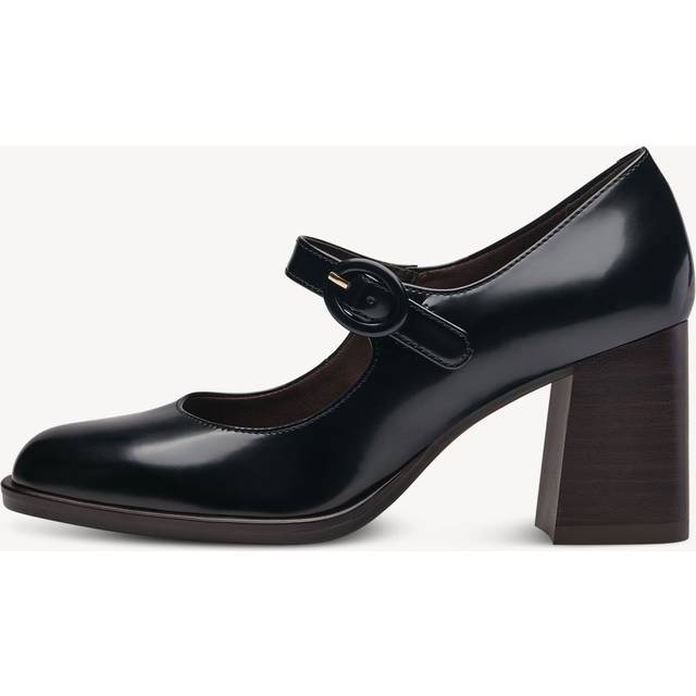 Tamaris Damer 1-1-24440-41 Pumps, Black Borsh, 37 EU, Svart borste, 37 EU