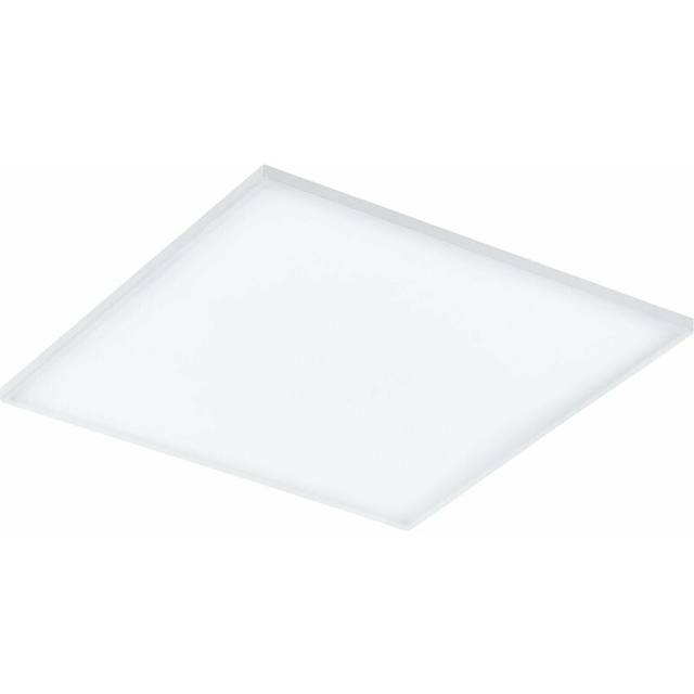 595mm Modern Sleek Ceiling Light White Slim Square Low Profile 33W LED 4000K