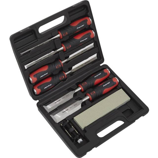 SEALEY Hammer-Thru Wood Chisel 8Pc Set | AK9240 | GSF Car Parts