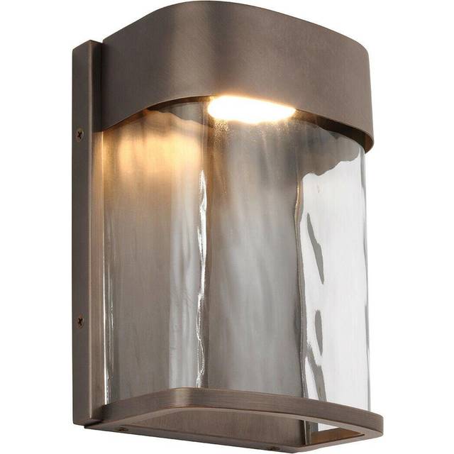 Outdoor IP44 Wall Light Sconce Antique Bronze LED 14W Bulb External d00621