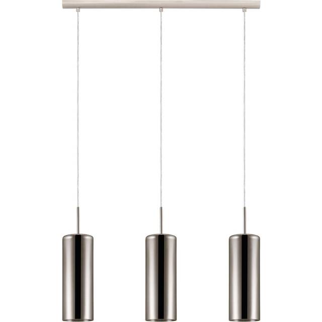Pendant Light Colour Satin Nickel Shade Gold Color Glass Vaporized E27 3x15W