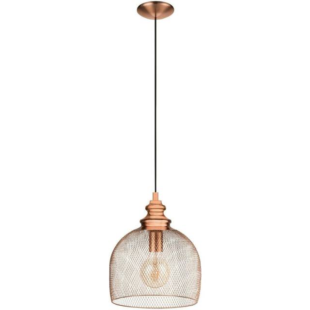 Hanging Ceiling Pendant Light Copper Wire Mesh Shade 1x 60W E27 Feature Lamp