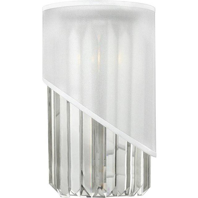 Wall Light Sconce Highly Polished Nickel Finish LED E14 60W Bulb d01317