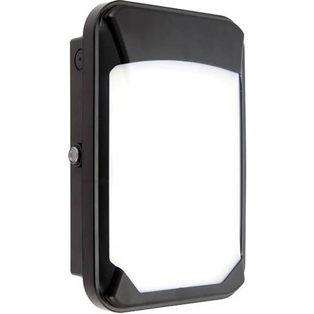 Saxby Lighting Lucca Mini - Integrated LED Outdoor Wall Mini Photocell Light Black IP65 - 77916